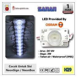 LED Sidelight Sanan Osram DC 12V | 2 Watt - White / Putih